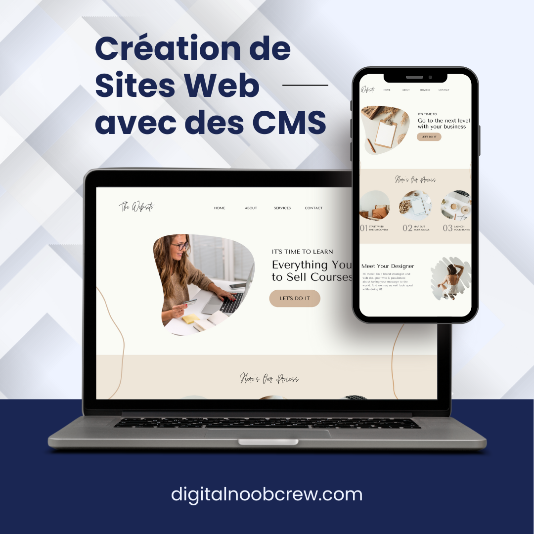 Création de site web avec des CMS DNC photo cover